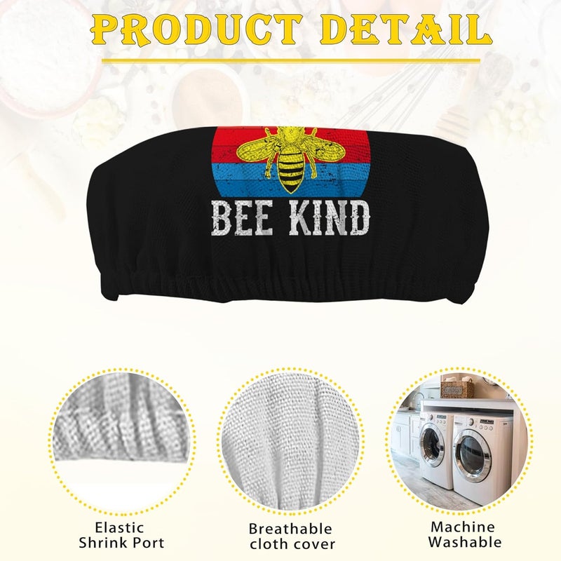 IGPPDO Anything Bee Kind Cloth Covers for Sourdough Starter Jars, Heat Preservation to Increase Fermentation for Bread Rising Sourdough Bread Proofing Cover（5 Pack） - Image 4